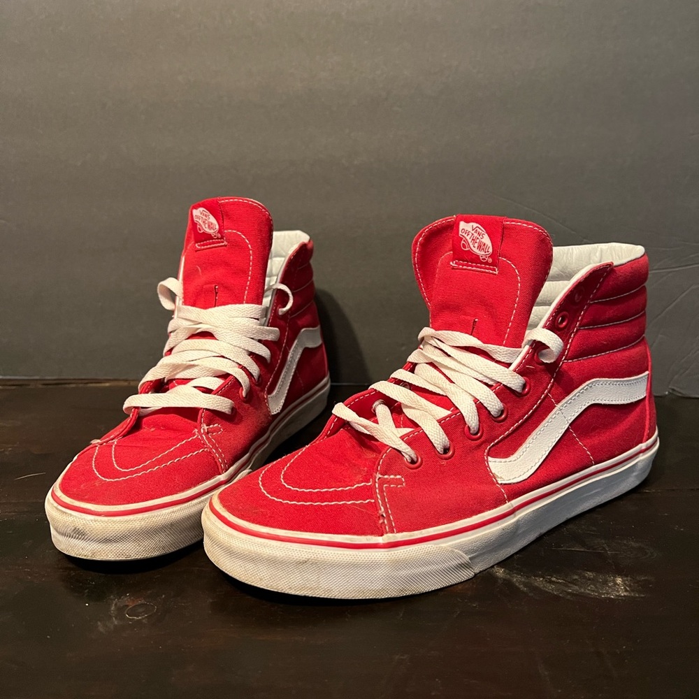 High tops red Vans !
